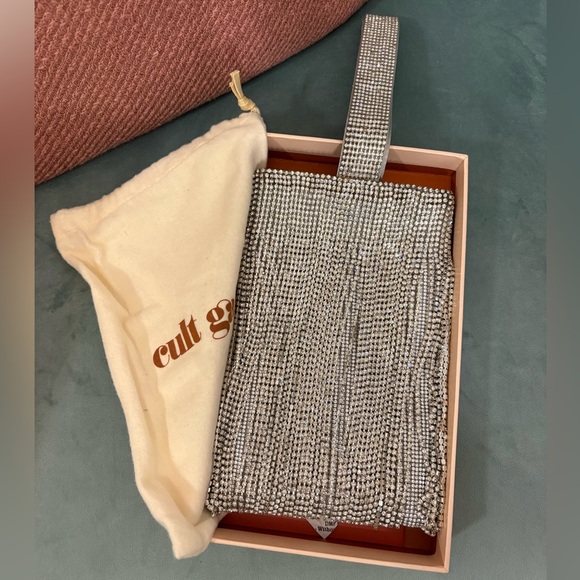 cult gaia Handbags - Cult Gaia Farrah Rhinestone Wristlet